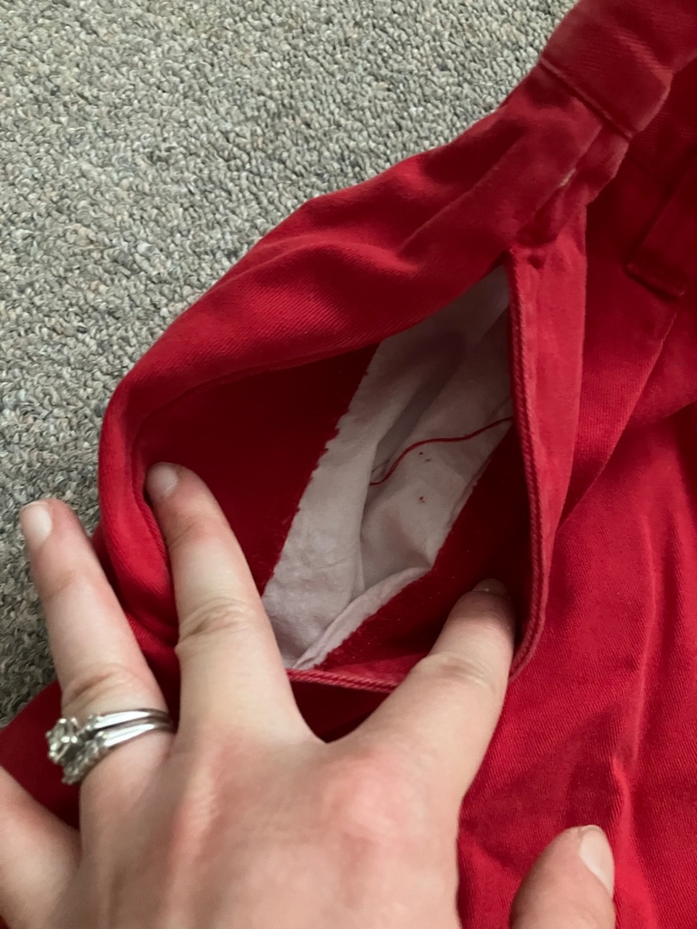 Women’s Red Abercrombie Shorts Size 8 - Picture 4 of 9